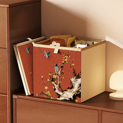 Ownkoti Vintage Oxford Cloth Foldable Cubes Organizer  - A - 12.99'' W X 12.99'' L X 14.96'' H - image 3