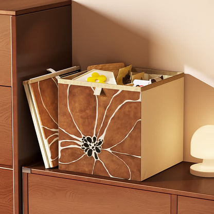 Ownkoti Vintage Oxford Cloth Foldable Cubes Organizer  - D - 12.99'' W X 12.99'' L X 14.96'' H - image 8