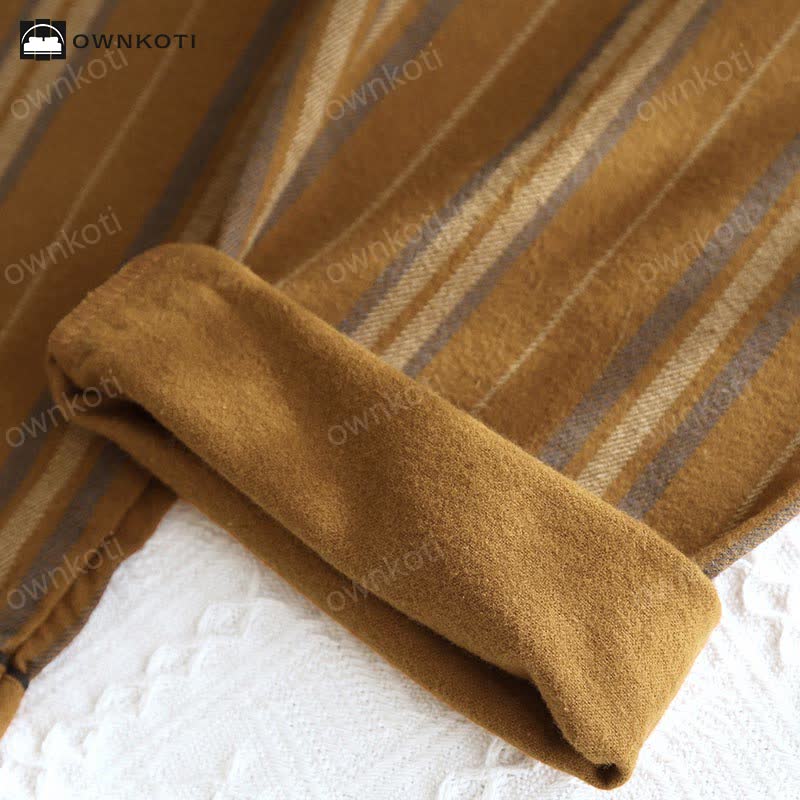 Ownkoti Brushed Cotton Striped Pajama Set - image 6