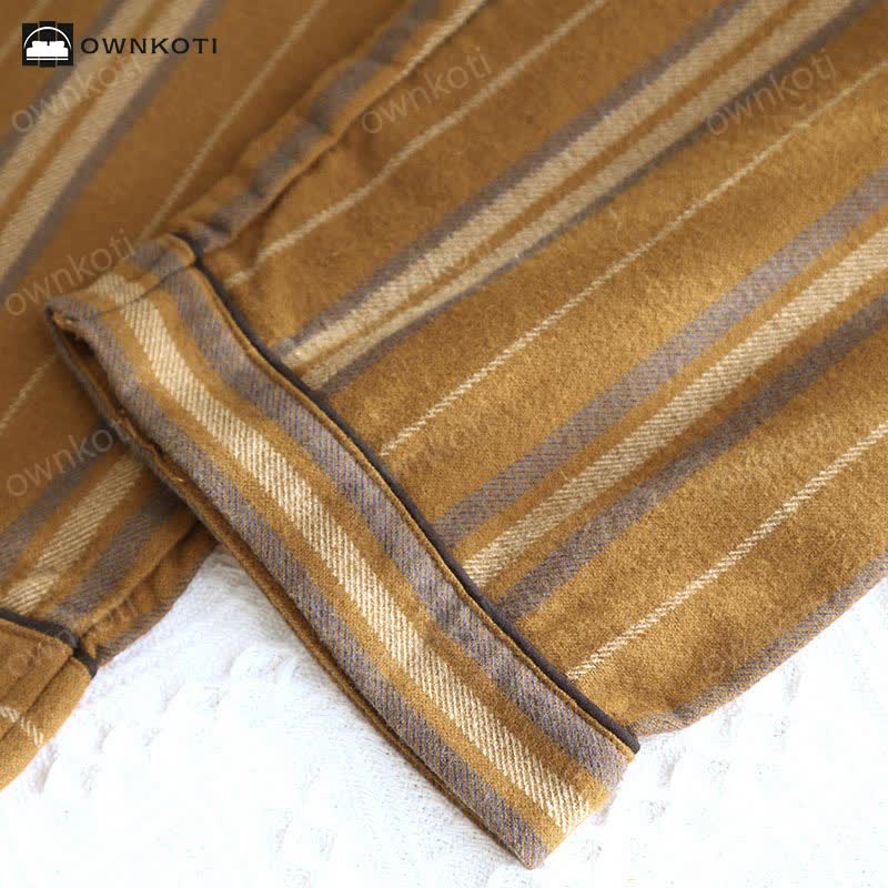 Ownkoti Brushed Cotton Striped Pajama Set - image 5