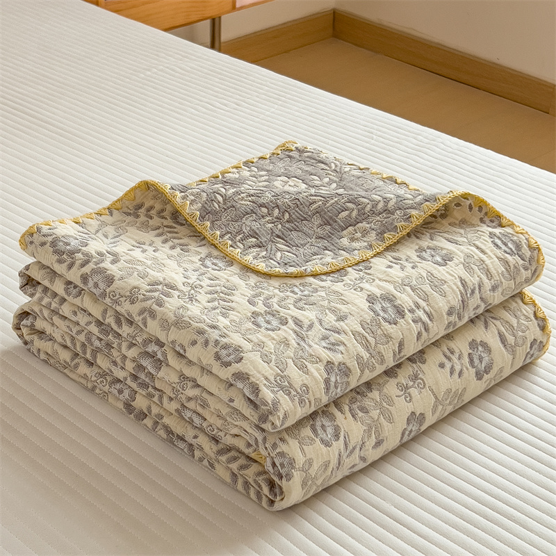 Ownkoti Refresh Floral Three Layers Cotton Gauze Quilt - image 10