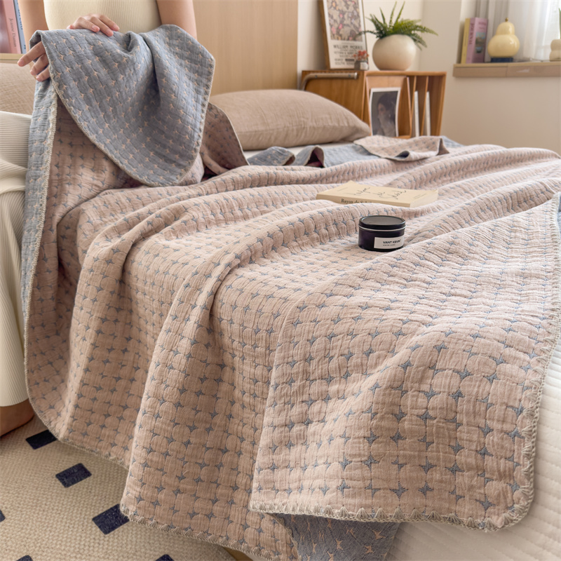 Breathable Three Layers Cotton Gauze Quilt - image 40