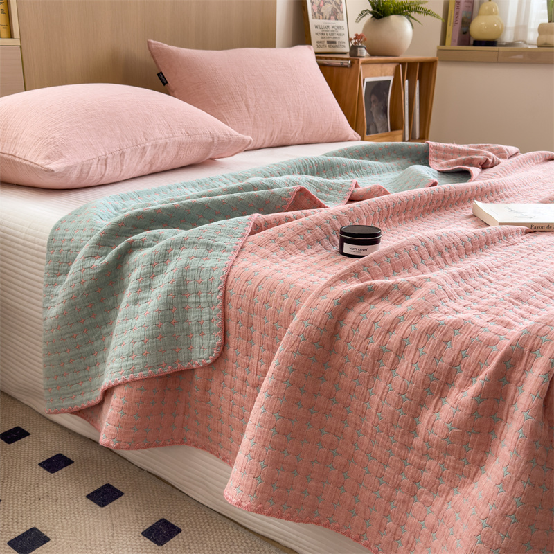 Breathable Three Layers Cotton Gauze Quilt - image 17