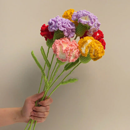 Ownkoti Handmade Knitted Crochet Carnation - image 0