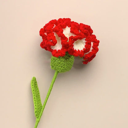 Ownkoti Handmade Knitted Crochet Carnation - image 3