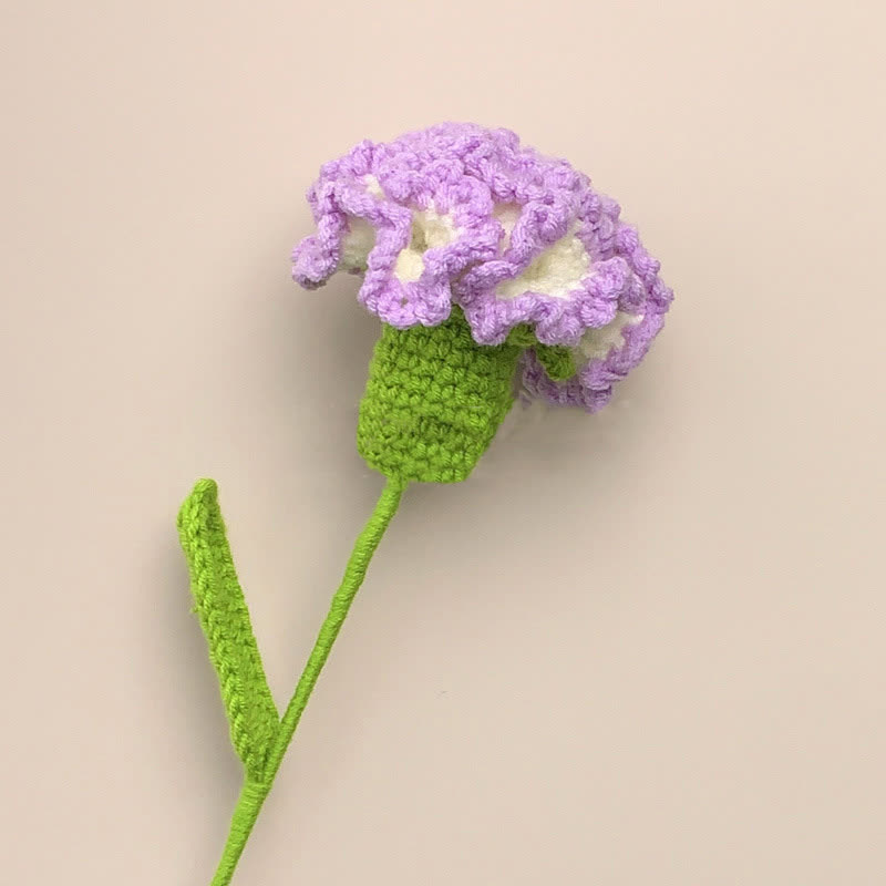 Ownkoti Creative Handmade Knitted Crochet Carnation - image 5