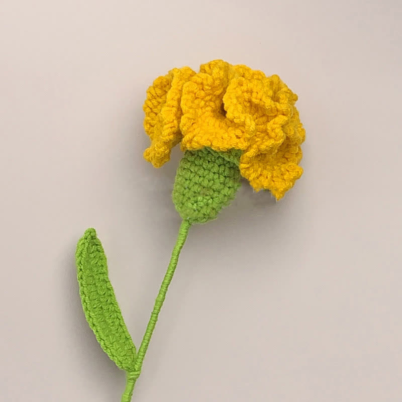 Creative Handmade Knitted Crochet Carnation - image 6