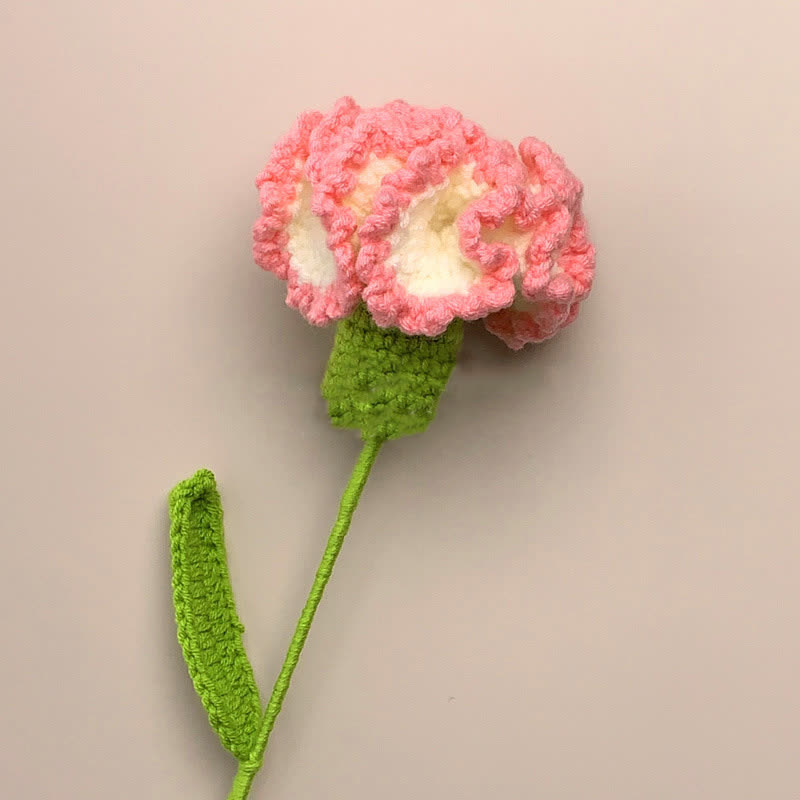Ownkoti Creative Handmade Knitted Crochet Carnation - image 2