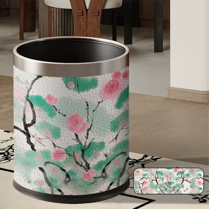 Ownkoti Vintage Floral Large Capacity Trash Bin - D - 9"W x 9"L x 10"H - image 9