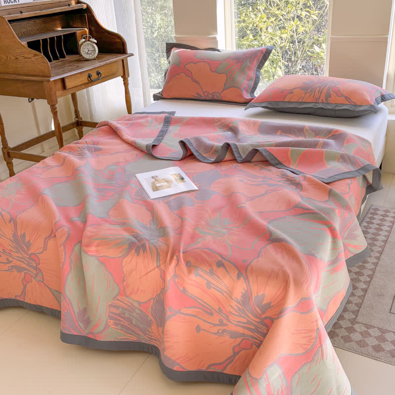 Ownkoti Lightweight Pure Cotton Bright Floral Quilt - image 1