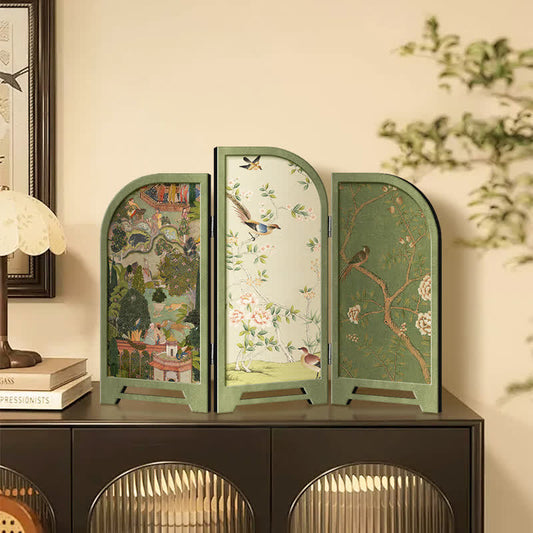 Ownkoti Rural Foldable Screen Home Decor Ornament - Set(A+B+C) - 3PCS - 13"W x 11"H - image 0