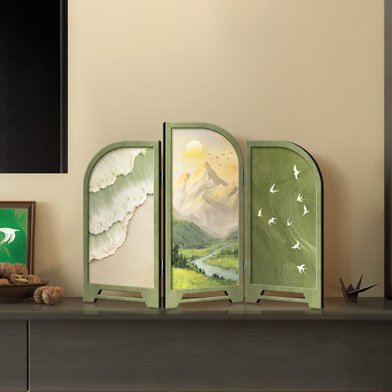 Ownkoti Rural Foldable Screen Home Decor Ornament - image 5