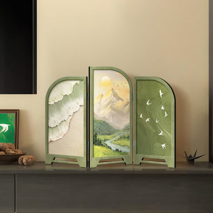 Ownkoti Rural Foldable Screen Home Decor Ornament - image 5