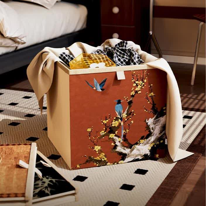 Ownkoti Vintage Oxford Cloth Foldable Cubes Organizer  - image 4