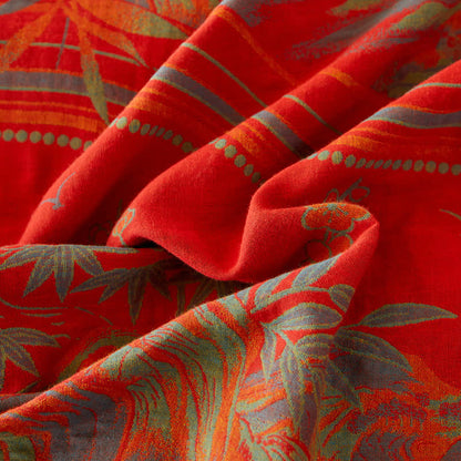 Vintage Rural Cotton Gauze Sheet Coverlet - image 2