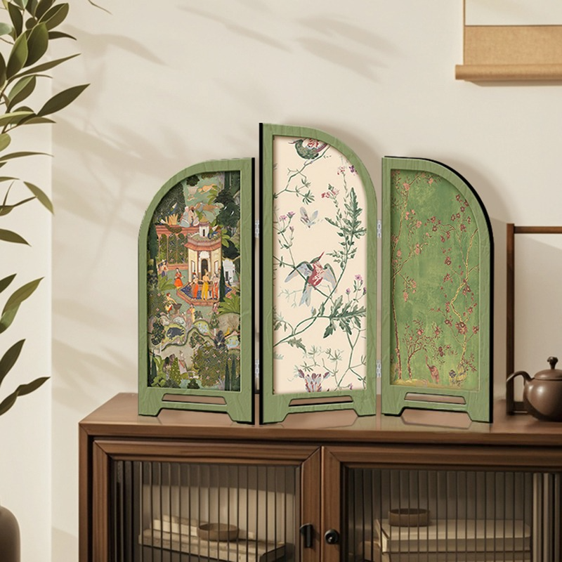 Ownkoti Rural Foldable Screen Home Decor Ornament - C - 3PCS - 13"W x 11"H - image 6