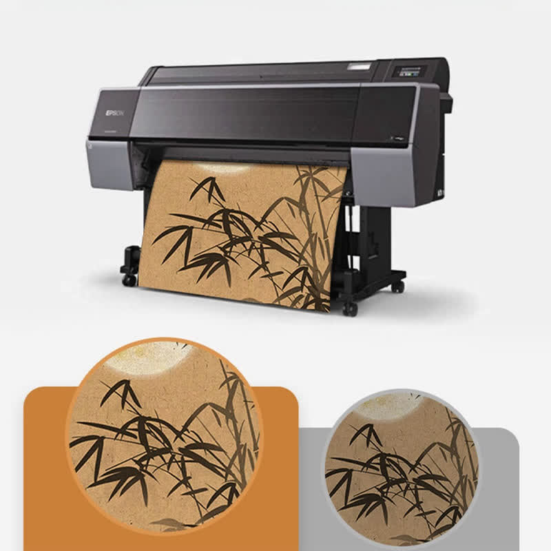 Ownkoti Vintage Bamboo Foldable Screen Desktop Ornament - image 3