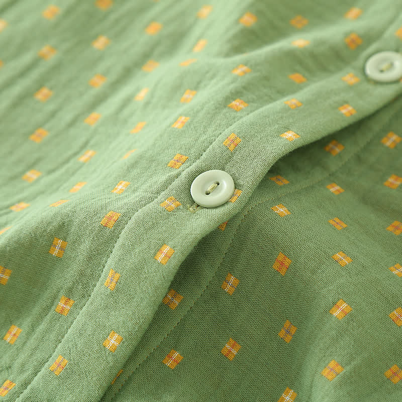 Ownkoti Button-down Cotton Gauze Soft Pajama Set - image 4