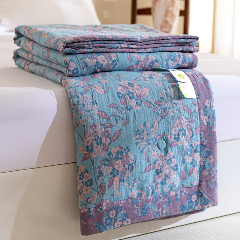 Ownkoti Yarn-dyed Cotton Double Layer Gauze Quilt