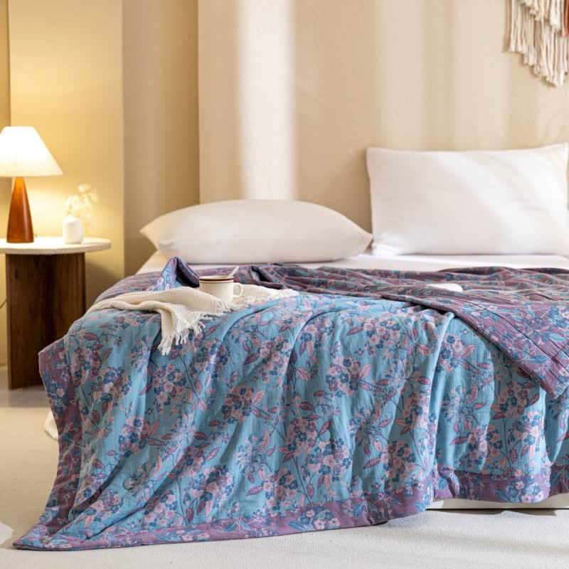 Ownkoti Yarn-dyed Cotton Double Layer Gauze Quilt
