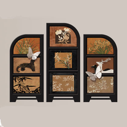 Ownkoti Rural Retro Foldable Screen Desktop Ornament - image 2