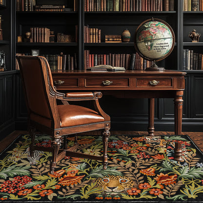 Ownkoti Tropical Jungle Washable Anti-slip Indoor Outdoor Rug - image 1