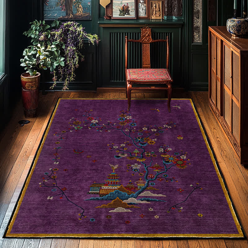 Ownkoti Washable Natural Landscape Anti-slip Area Rug