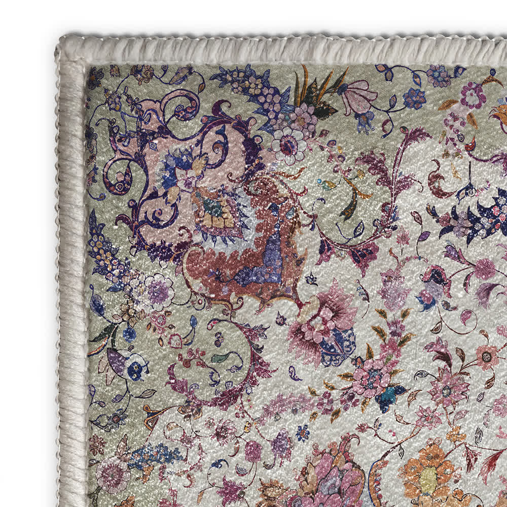 Ownkoti Persian Ethnic Style Anti-slip Decorative Area Rug