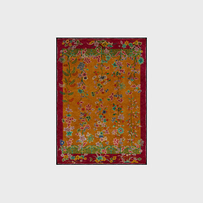 Ownkoti Retro Garden Foldable Anti-slip Area Rug