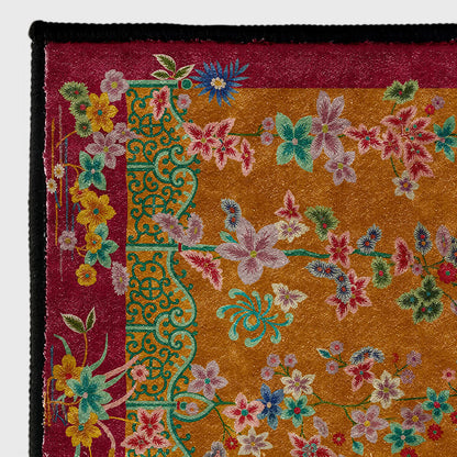 Ownkoti Retro Garden Foldable Anti-slip Area Rug