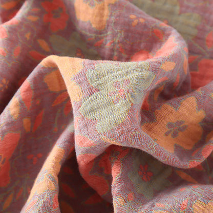 Ownkoti Retro Floral Cotton Gauze Cardigan Pajama Set - image 7