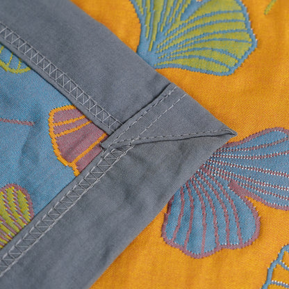 Ownkoti Ginkgo Leaf Pattern Cotton Reversible Quilt - image 11