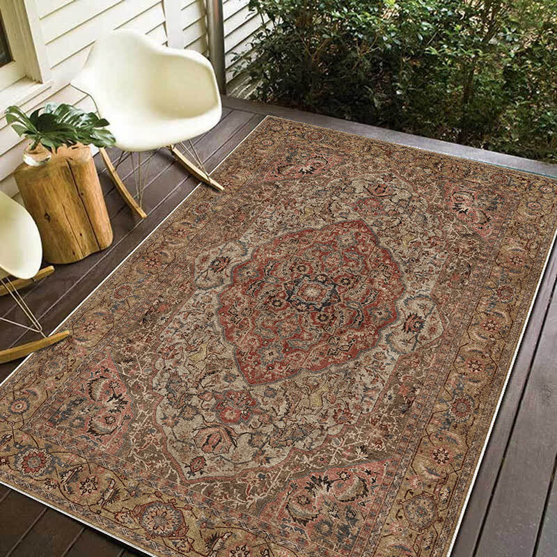 Persian Ethnic Style Anti-slip Washable Area Rug - image 2