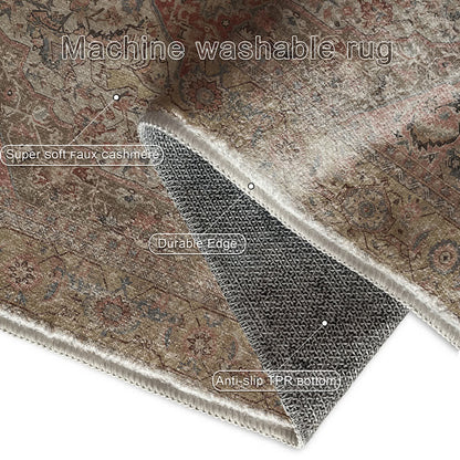 Persian Ethnic Style Anti-slip Washable Area Rug - image 6