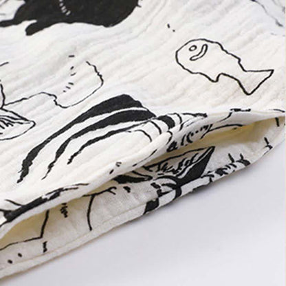 Ownkoti Country Style Padded Tie Nightgown with Pocket - image 6