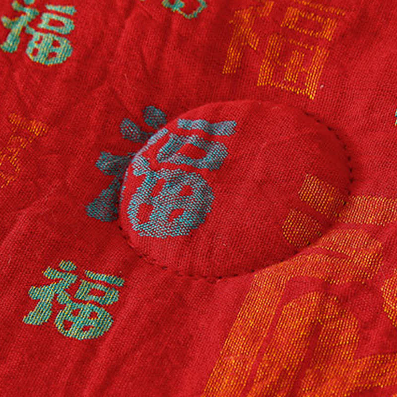 Ownkoti Retro Auspicious Reversible Summer Cotton Quilt