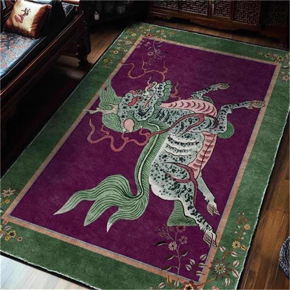 Ownkoti Oriental Retro Kirin Washable Soft Area Rug - image 1