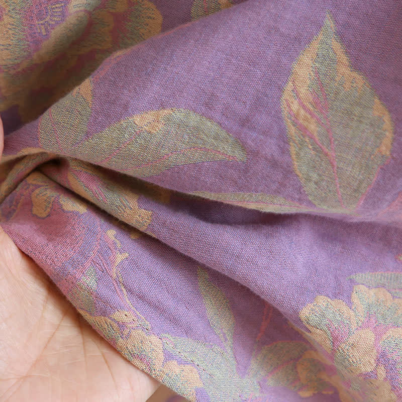 Ownkoti Cotton Yarn-dyed Retro Short-sleeve Loungewear Set - image 10