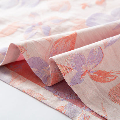 Ownkoti Vintage Yarn-dyed Cotton Round Neck Nightdress