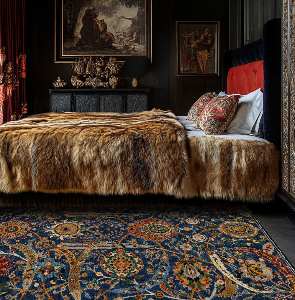 Ownkoti Persian Bohemia Washable Soft Anti-slip Area Rug