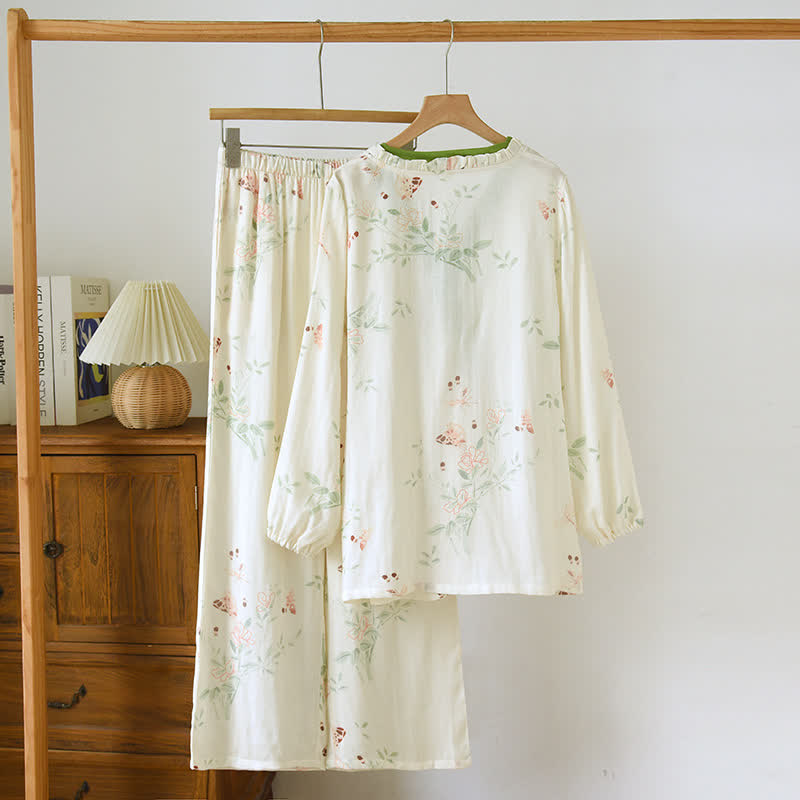 Ownkoti Bamboo Fiber Rustic Pajama Set