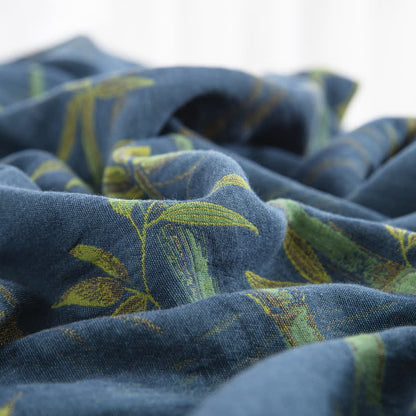 Ownkoti Bamboo Plant Cotton Gauze Reversible Bedding Set (4PCS)  - image 9