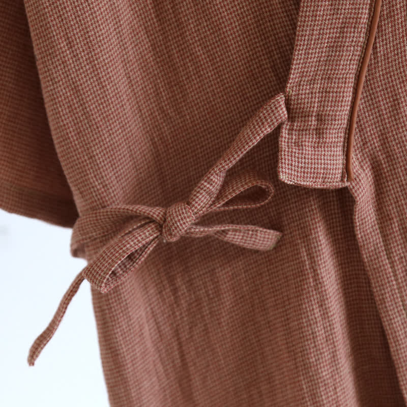 Ownkoti Unisex Cotton Gauze Kimono Pajama Set - image 7