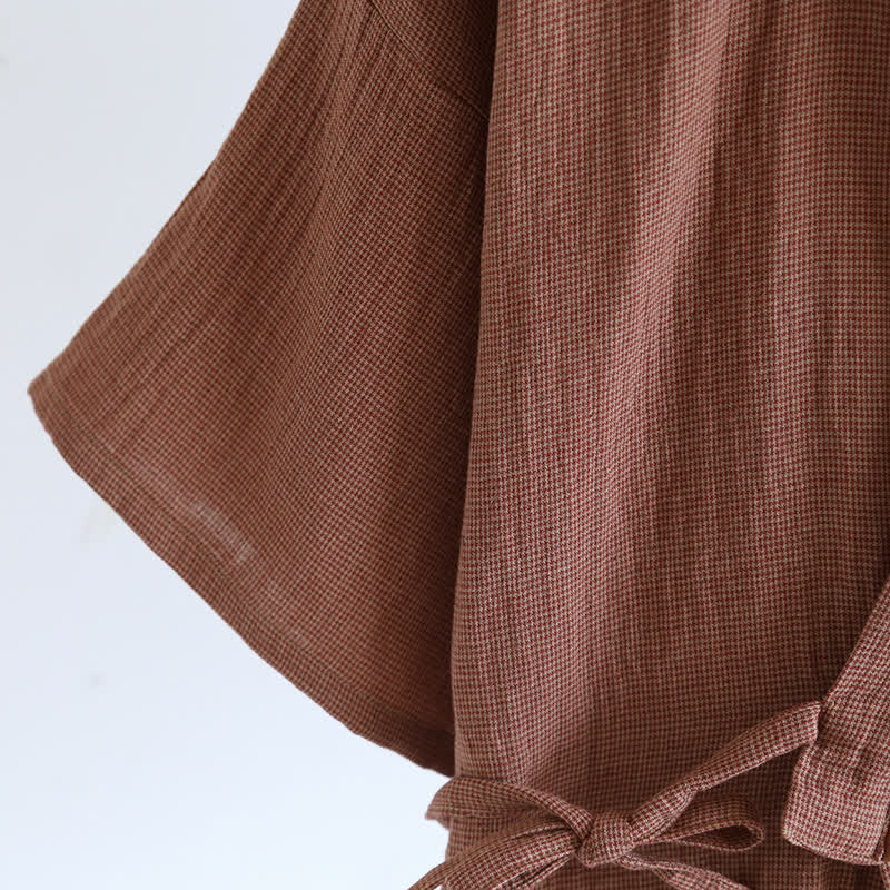 Ownkoti Unisex Cotton Gauze Kimono Pajama Set - image 10