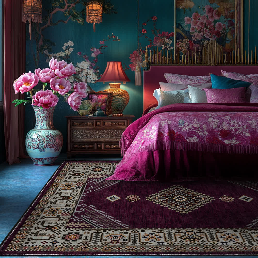 Ownkoti Retro Persian Ethnic Style Soft Area Rug  - image 2