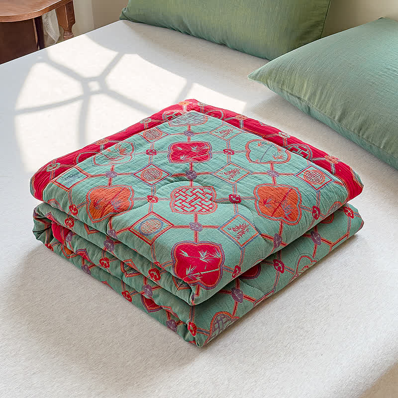 Ownkoti Retro Bamboo Pure Cotton Gauze Quilt - image 4