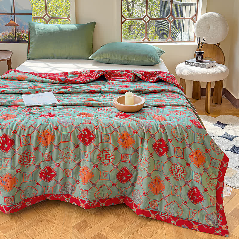 Ownkoti Retro Bamboo Pure Cotton Gauze Quilt - image 2