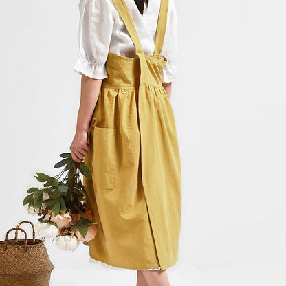 Ownkoti Cross-back Apron Cooking Pockets Apron - image 6