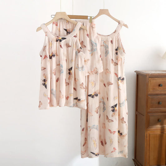 Ownkoti Vintage Butterfly Print Camisole Nightwear - image 0