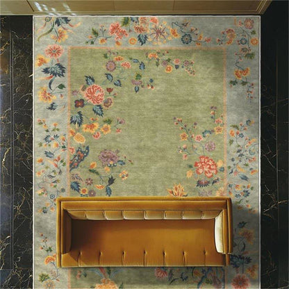 Ownkoti Non-slip Refresh Floral Indoor Outdoor Area Rug